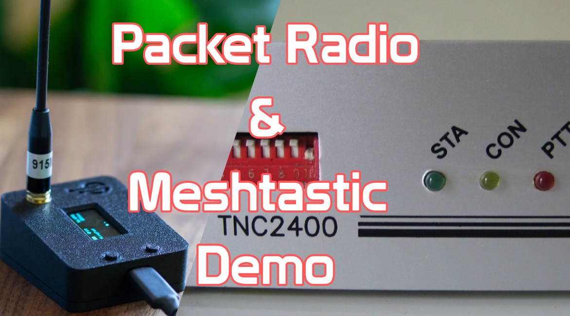 Packet Radio and Meshtastic Demos at Shelby Hamfest